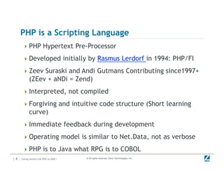 Getting started with PHP on IBM i | PDF