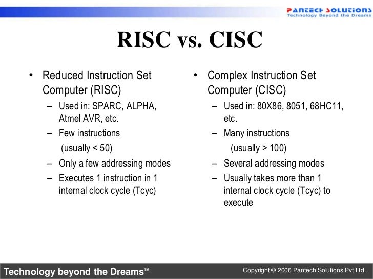 risc vs cisc