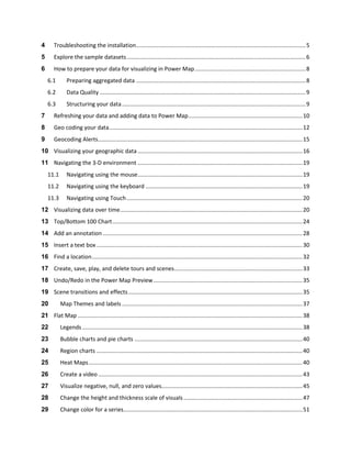 Completed Power Map Exercise .pdf Getting started with power map preview september refresh | DOCX