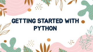 Getting Started With Python.pdf