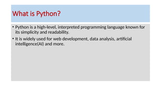 GETTING Getting Started with Python.pptx