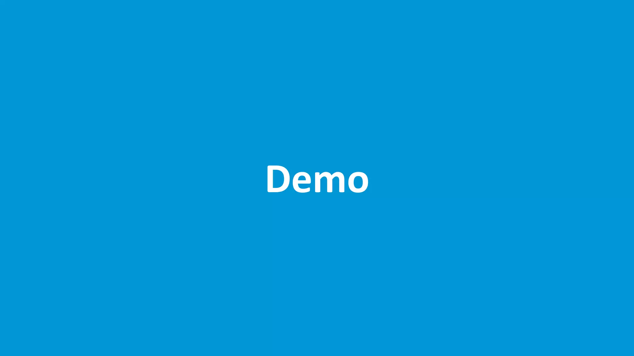 Demo
 
