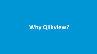 Why Qlikview?
 