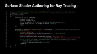 Getting started with Ray Tracing in Unity 2019.3 - Unite Copenhagen ...