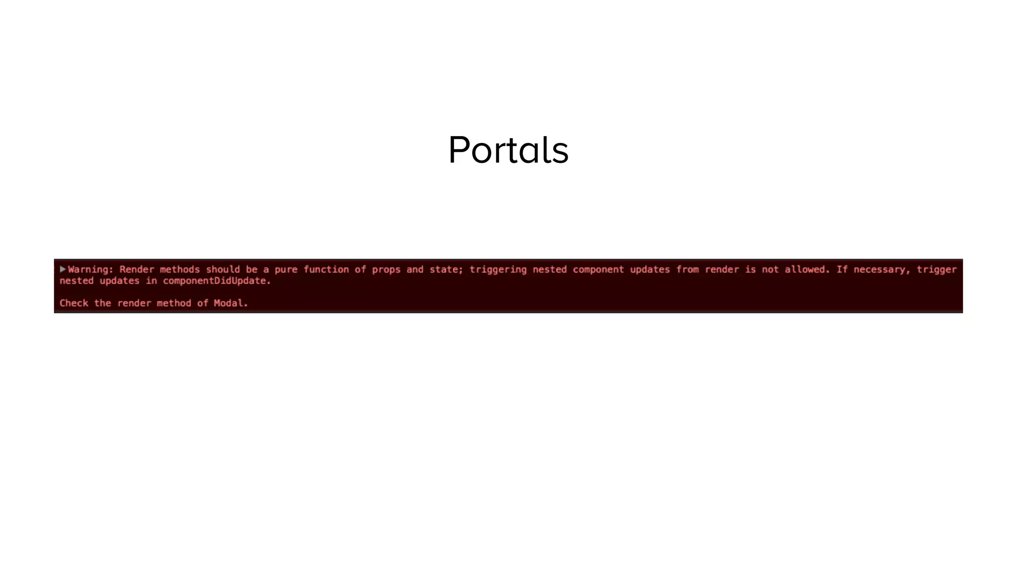Portals
 