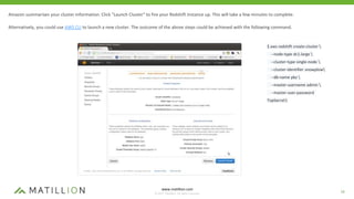 Getting Started With Amazon Redshift | PPTX