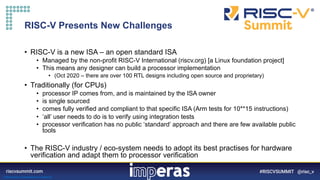 Getting Started With Risc V Verification What S Next After Compliance Testing Pdf Getting Started With Risc V Verification What S Next After Compliance Testing Pdf