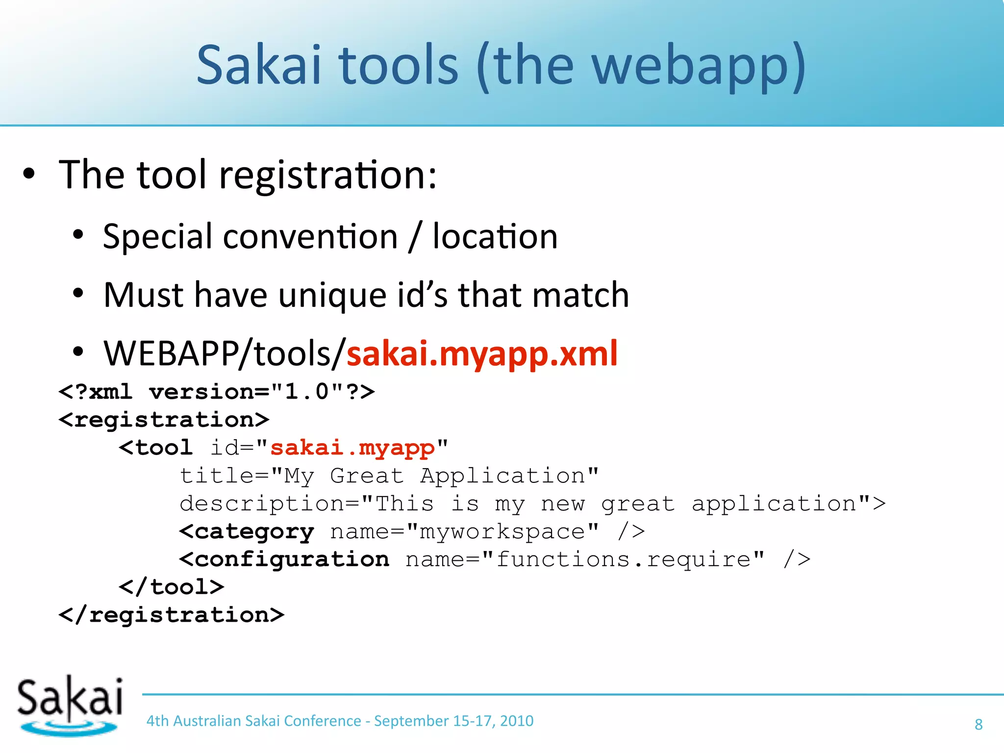 Getting started with Sakai development | PPT