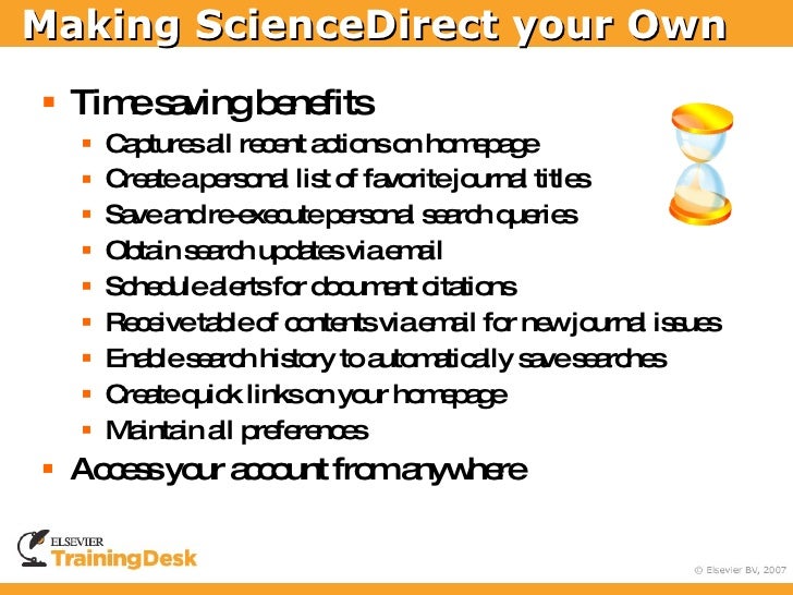 Getting Started With ScienceDirect