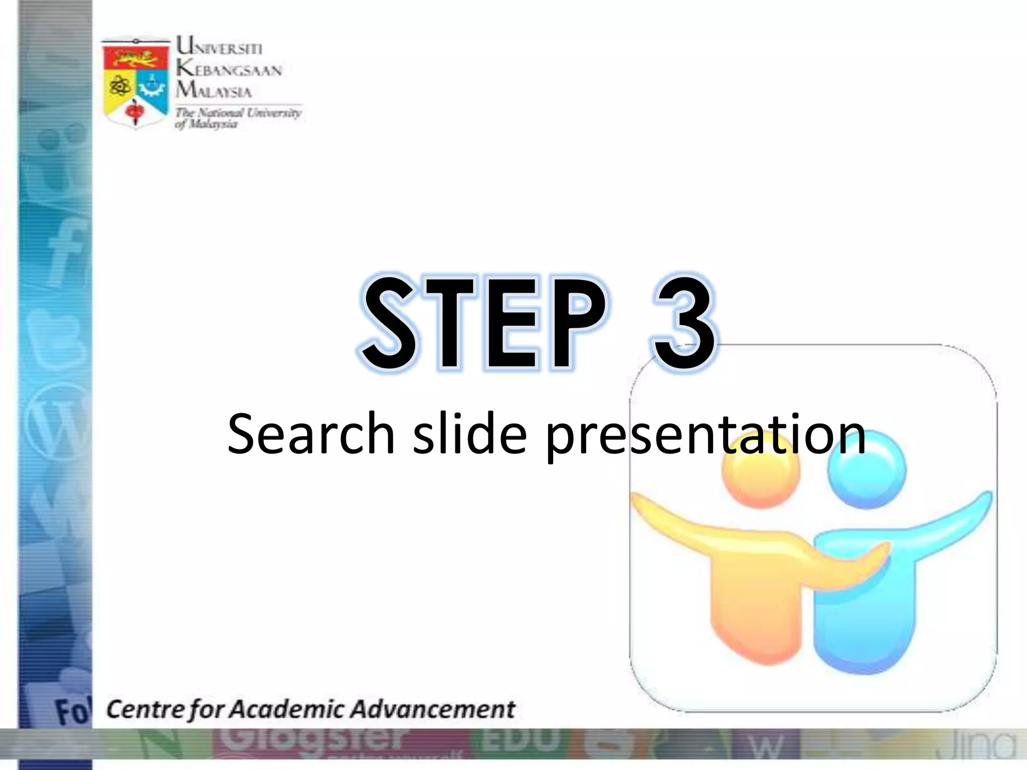 Search slide presentation
 