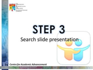 Search slide presentation
 