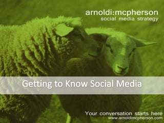 Getting to Know Social Media 