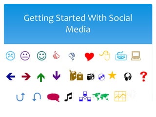 Getting Started With Social
Media
        
      
     
 