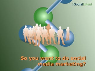 So you want to do social media marketing? 
