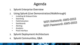 Getting Started with Splunk Enterprise | PPTX