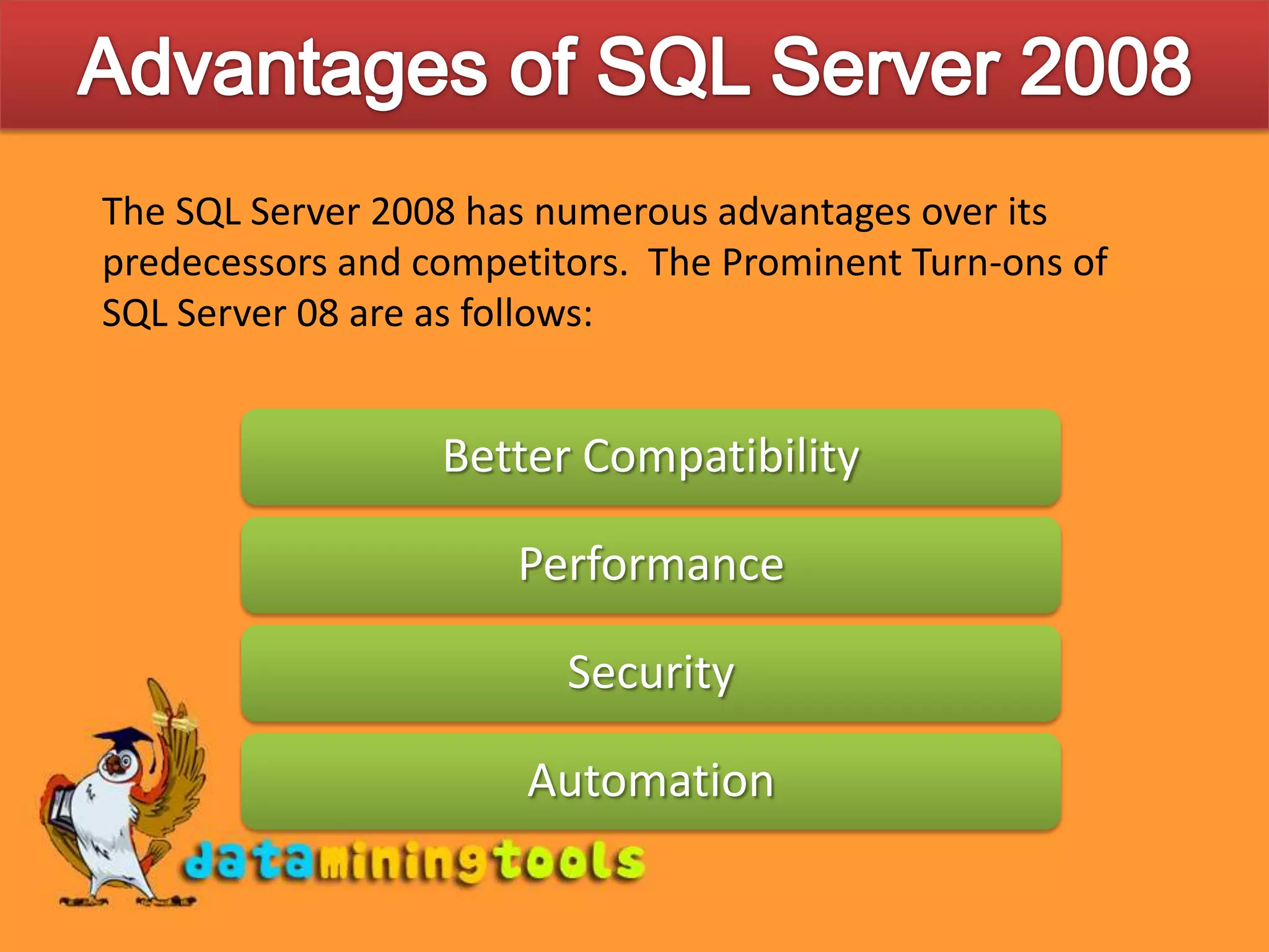 MS Sql Server: Getting Started With Sql Server 2008 | PPT