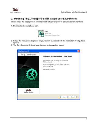Getting started with tally developer 9 | PDF