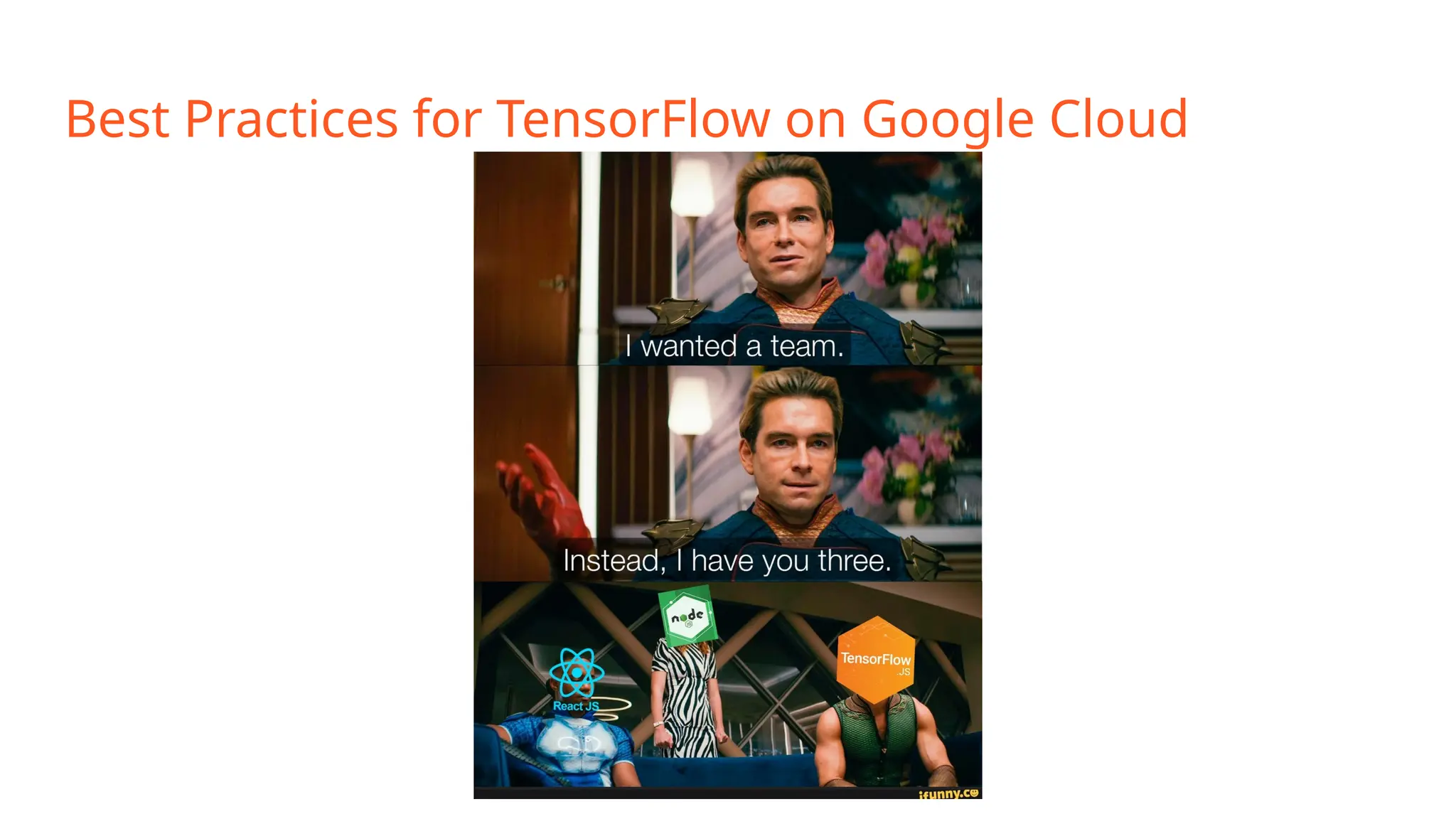 Best Practices for TensorFlow on Google Cloud 