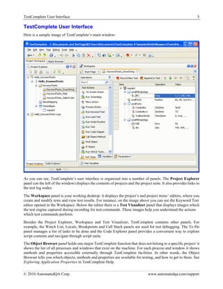 Getting started with_testcomplete | PDF