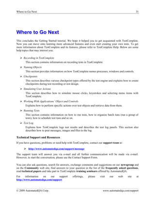 Getting started with test complete 7 | DOC