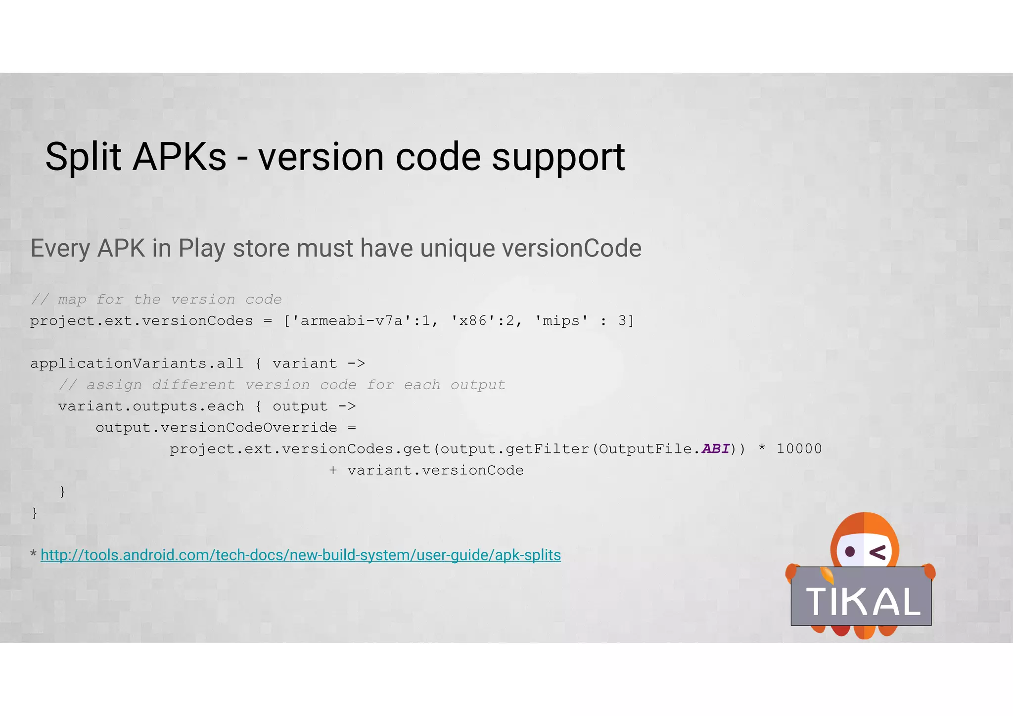 Define what ABIs to package in the APK
 