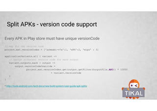 Define what ABIs to package in the APK
 