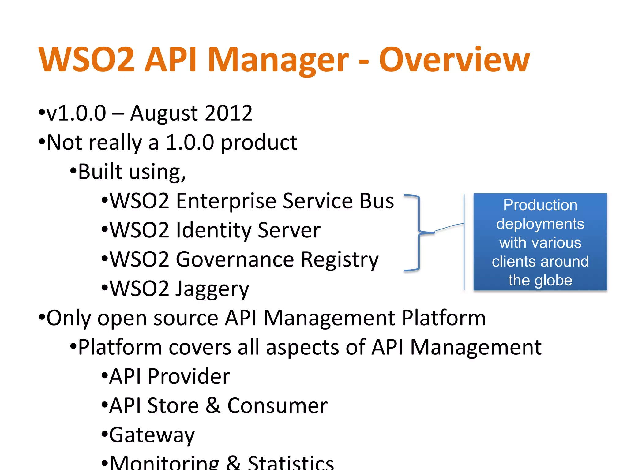 Getting Started with the WSO2 API Manager | PPT
