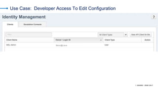 © AKAMAI - EDGE 2017
Use Case: Developer Access To Edit Configuration
Maroo@Lieuw
 