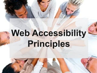 Web Accessibility Principles