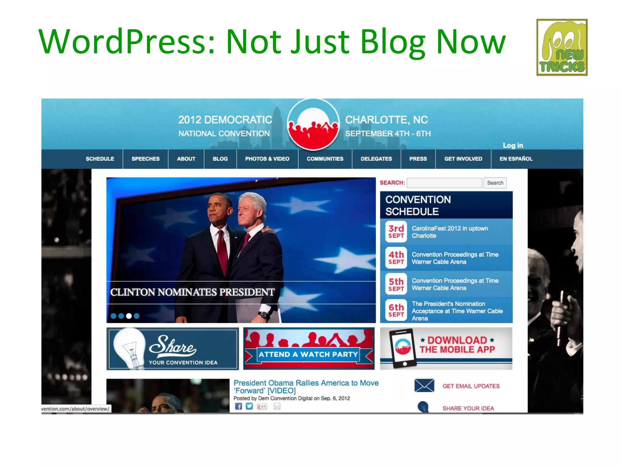 WordPress: Not Just Blog Now
 