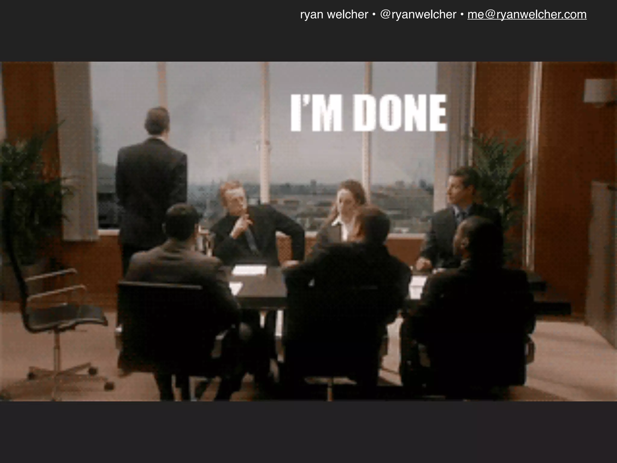 ryan welcher • @ryanwelcher • me@ryanwelcher.com
 