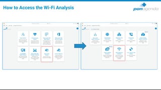 How to Access the Wi-Fi Analysis
 