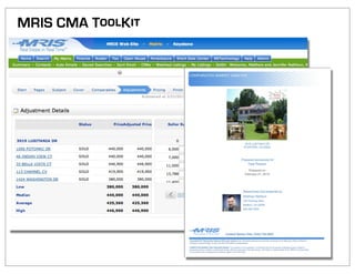 MRIS CMA ToolKit
 