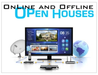OnLine and Offline
  Open Houses
 
