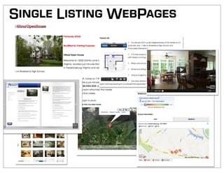Single Listing WebPages
 