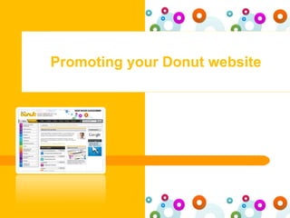 Promoting your Donut website 