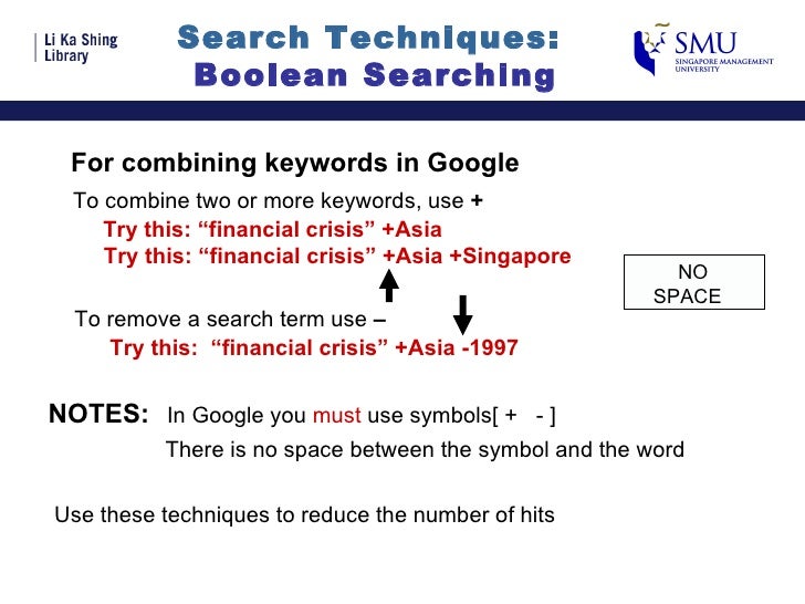 Getting the most out of google advanced search techniques(07)