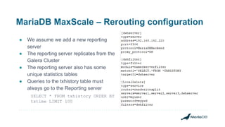 Getting the most out of MariaDB MaxScale | PPTX