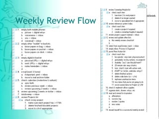 Weekly Review Flow 