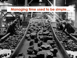 Managing time used to be simple… 
