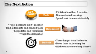 Getting things done | PDF