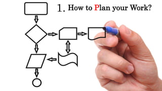 How to Plan your Work?1.
 