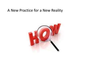 A New Practice for a New Reality
David Allen says by “Horizontal focus”
 