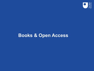 Books & Open Access
 