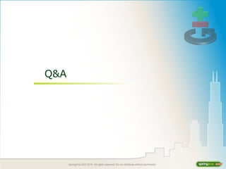 SpringOne 2GX 2010. All rights reserved. Do not distribute without permission.
Q&A
 