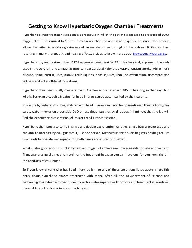Getting to Know Hyperbaric Oxygen Chamber Treatments.pdf