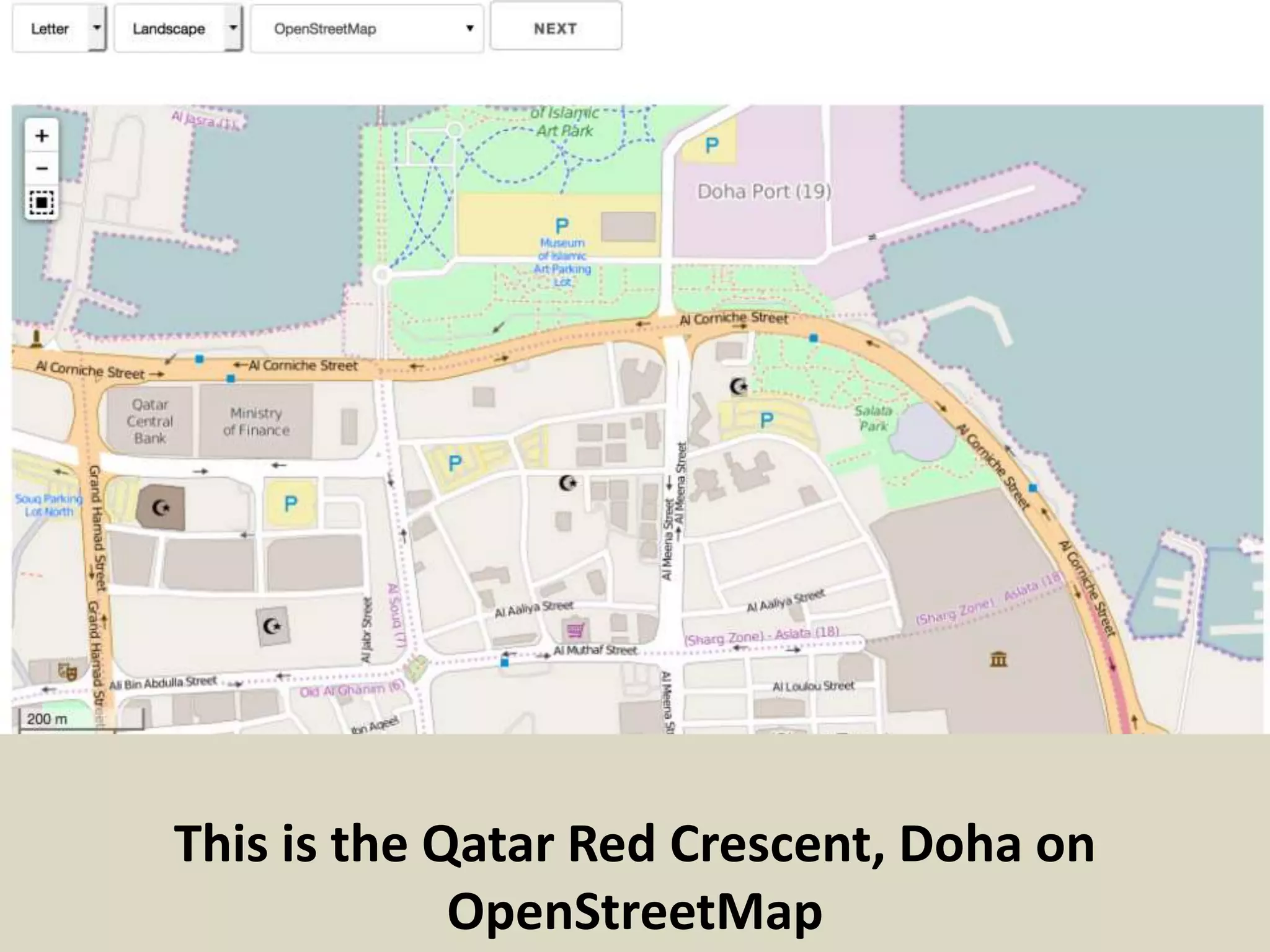 This is the Qatar Red Crescent, Doha on
OpenStreetMap
 