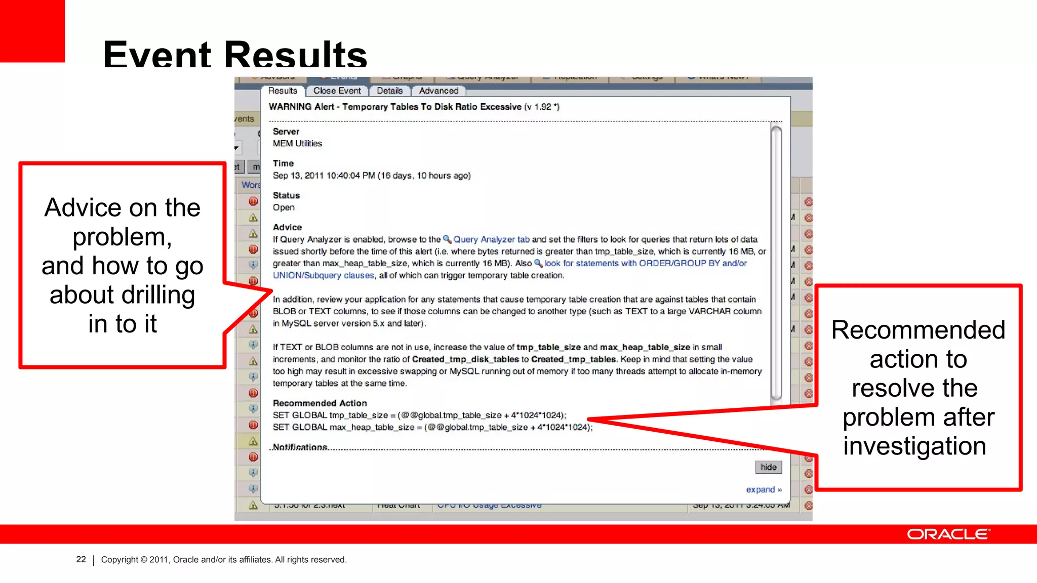 NEW – PHP and the Aggregator Admins MEM Server MEM Agent Monitored Instance PHP App MEM Traffic App Traffic MEM Aggregator 