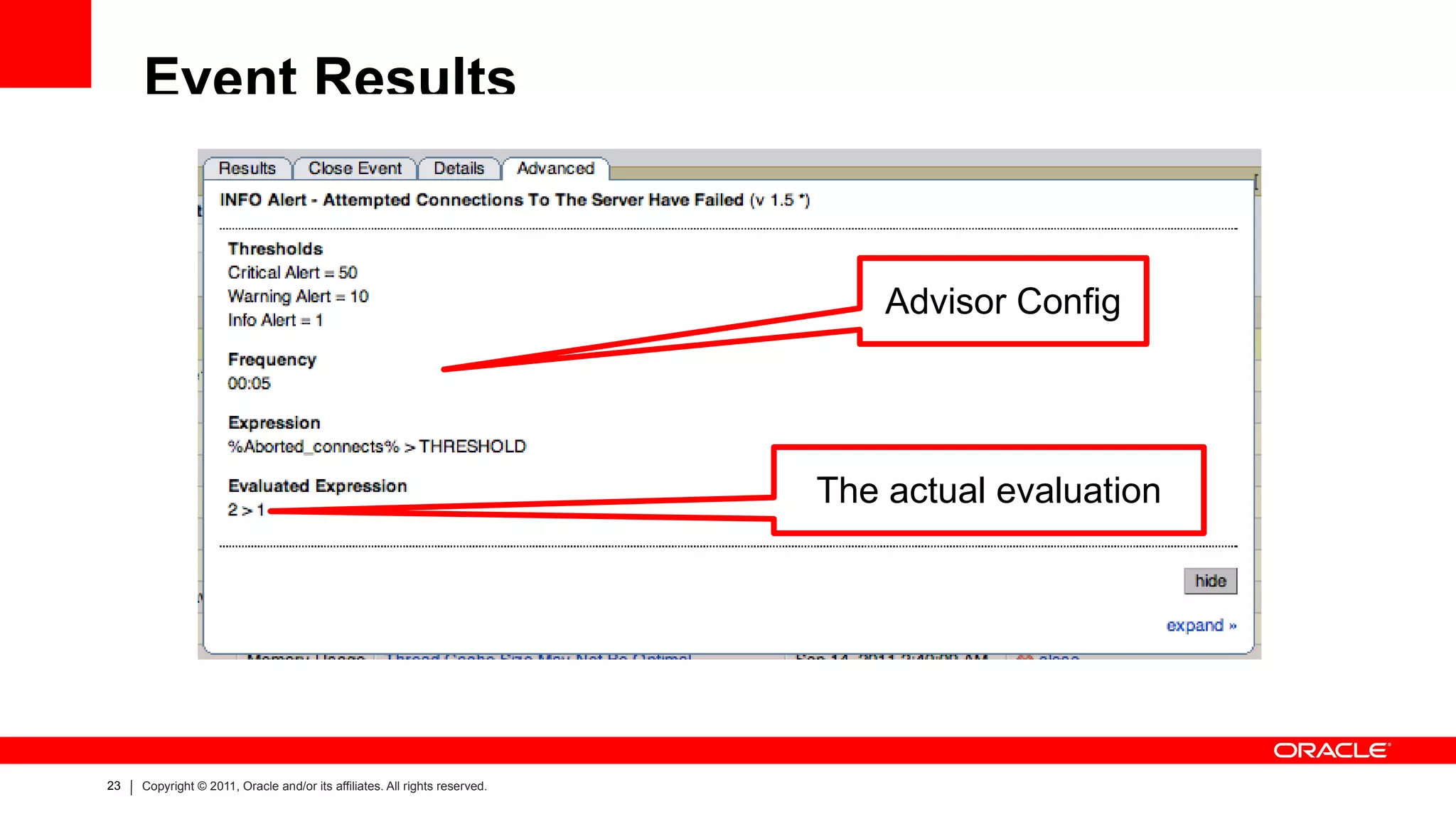 Agenda A Tour Around The UI Key Configuration 