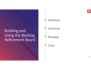 Getting to Ready Unhiding Work with a Backlog Refinement Board | PPT